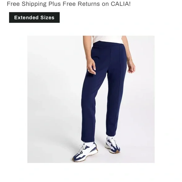 CALIA NWT SOFT navy set ( scuba 1/4 zip) and tapered pant - Picture 2 of 6